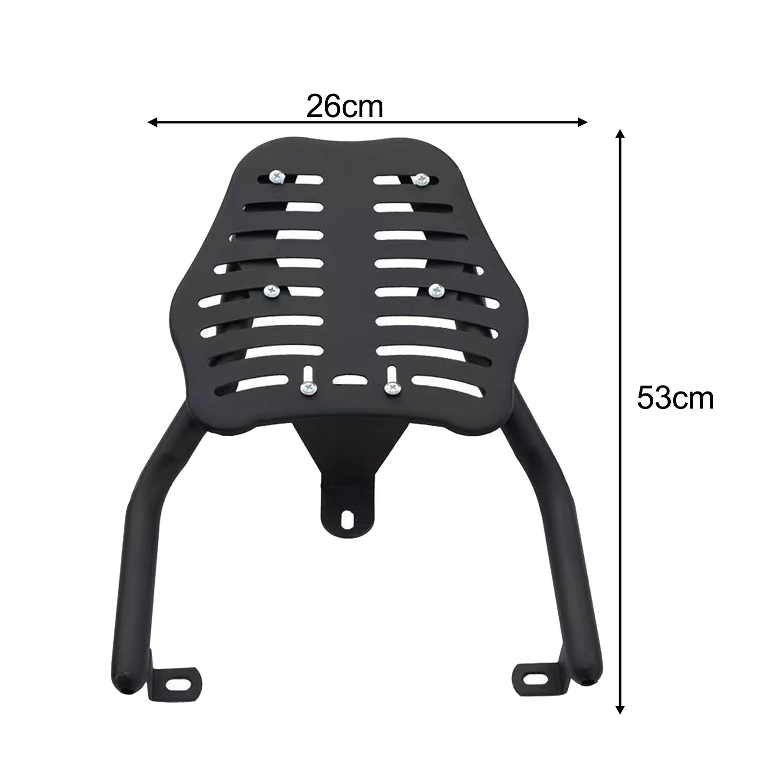 Rear Luggage Rack Carrier Motorbike Iron Tail Case Bracket Extender Carrier Durable Replace Parts Motorcycle Rear Fender Rack