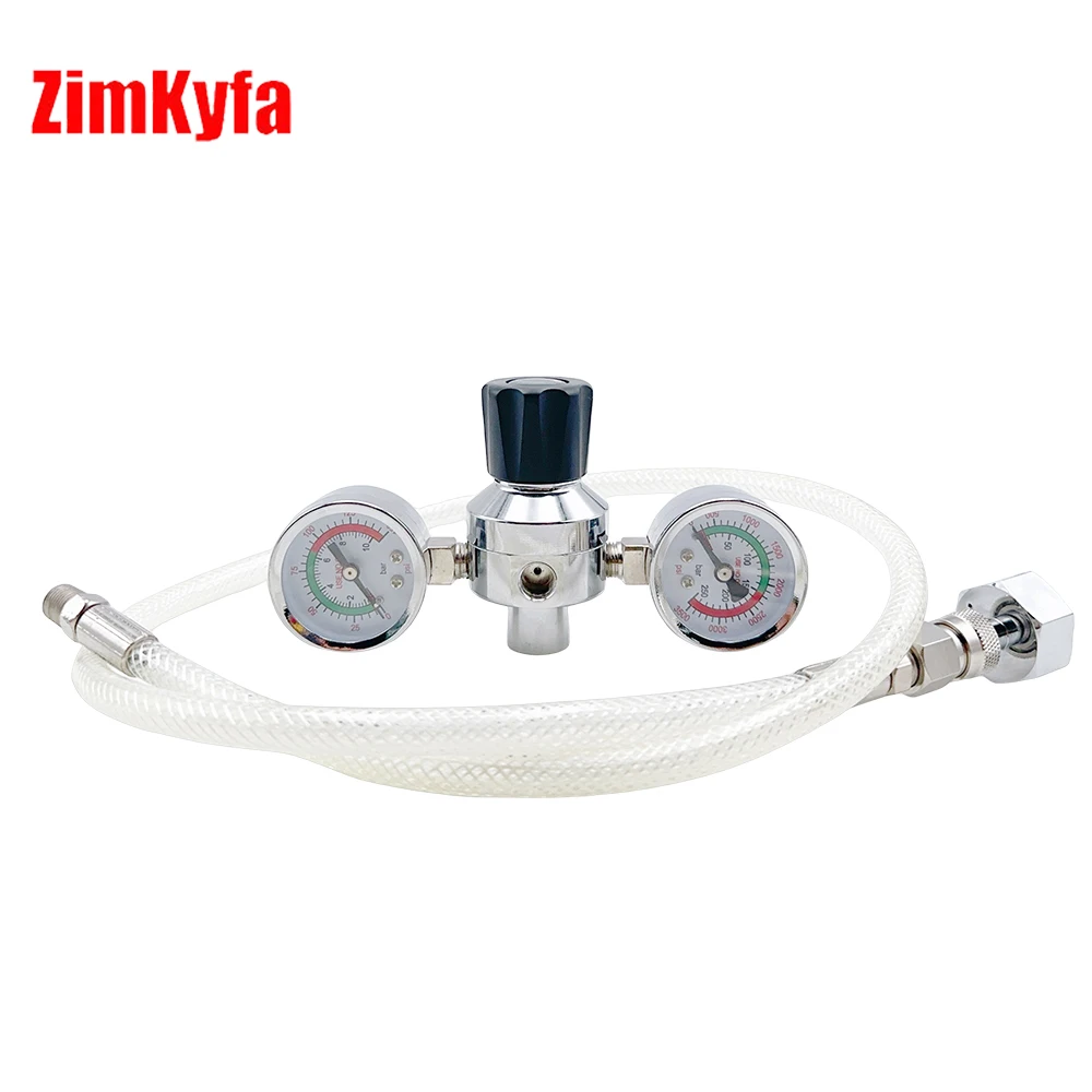New Whipped Cream Pressure Regulator Valve with Hose Line and Adapter for Whipped Cream Chargers 0.95 Liter 580g Nitrous Tank