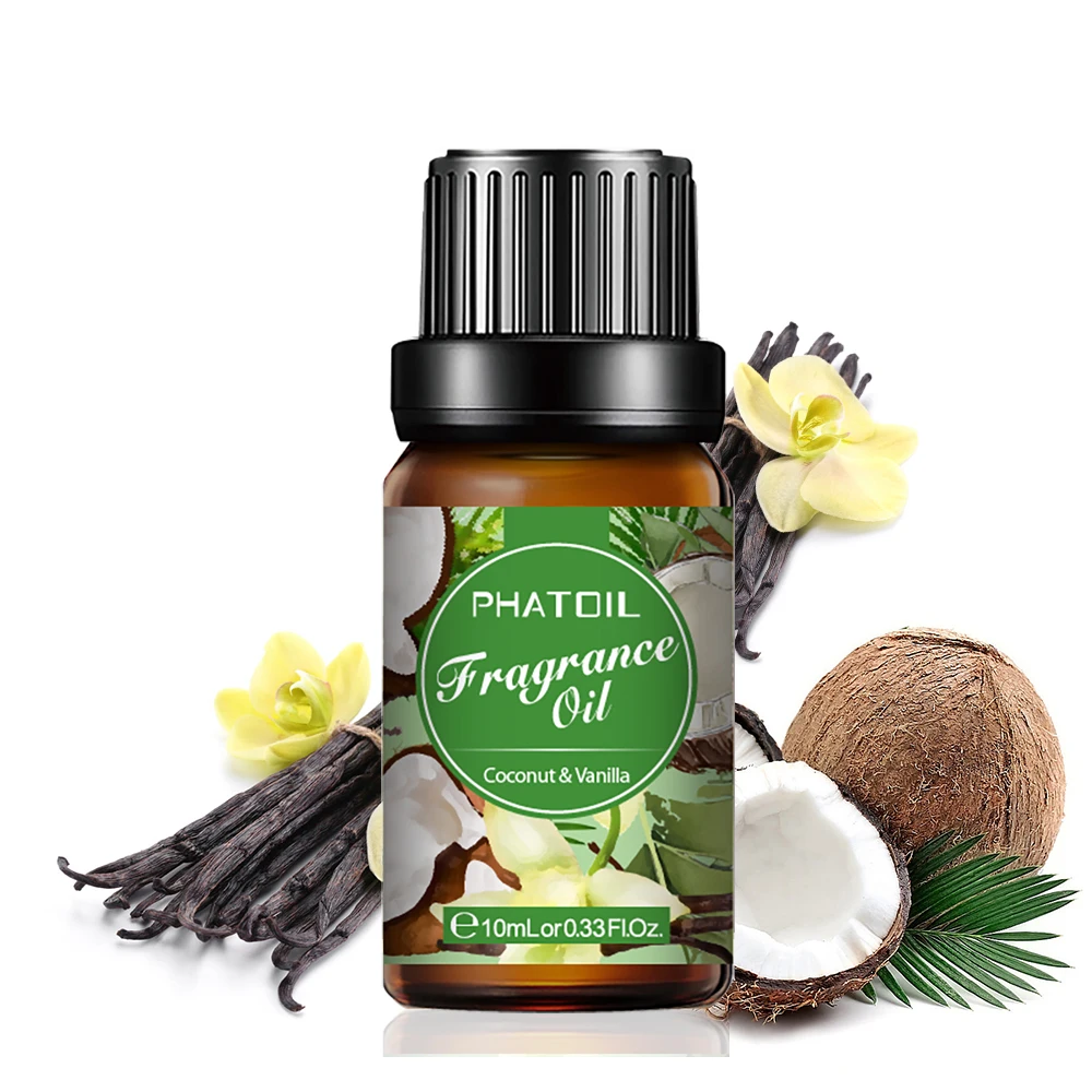 10Ml Dừa Vani Hương Thơm Tinh Dầu Khuếch Tán Xạ Hương Gió Biển Xoài Quả Dâu Kẹo Cao Su Dầu Lipgloss Nến Làm