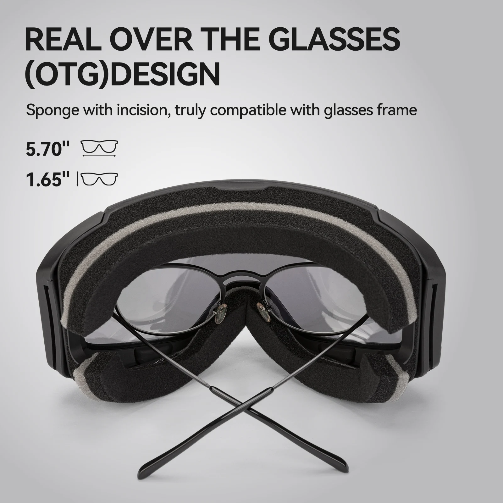 COPOZZ แม่เหล็กแว่นตาสกีผู้ชายผู้หญิง UV400 ป้องกัน Anti-FOG หน้ากากสกีกีฬากลางแจ้งสโนว์บอร์ดเล่นสกีแว่นตาผู้ใหญ่