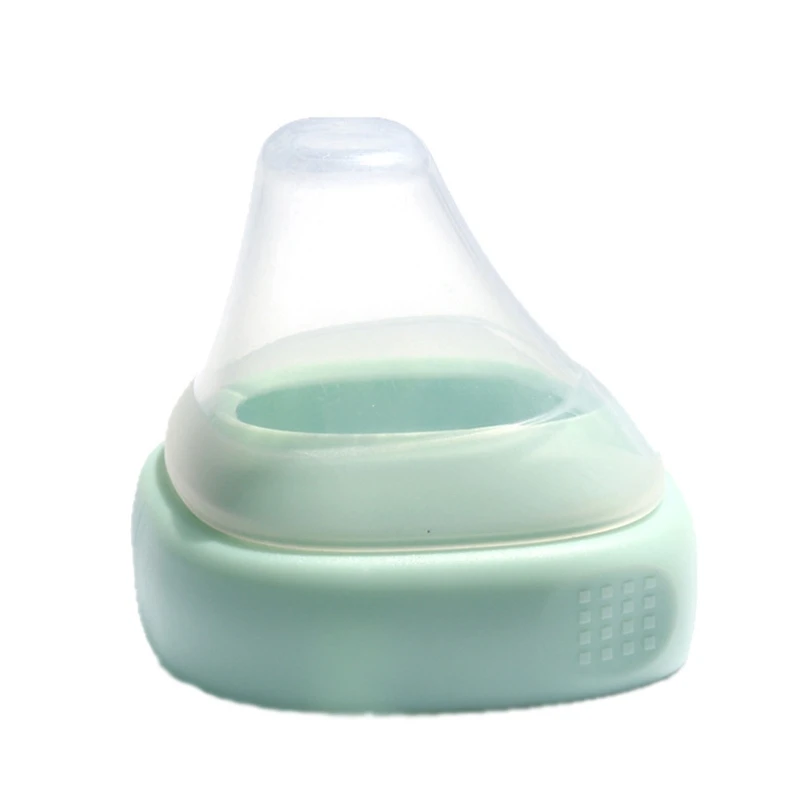 Collar y cubierta transparente que convierte sin problemas un contenedor de almacenamiento en una botella de alimentación, Compatible con botellas Hegen P31B