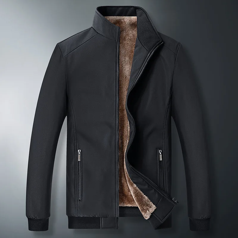 メンズパーカー秋冬新メンズジャケットフリースカラージャケットカジュアルコートメンズビジネスコートサイズ M-4XL 5XL 6XL 7XL 8XL 221