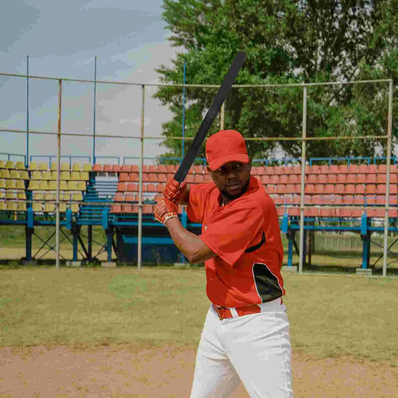 Bate de béisbol de mano práctica bate de béisbol de acero inoxidable elegante palo de acero inoxidable para bate de deportes de béisbol