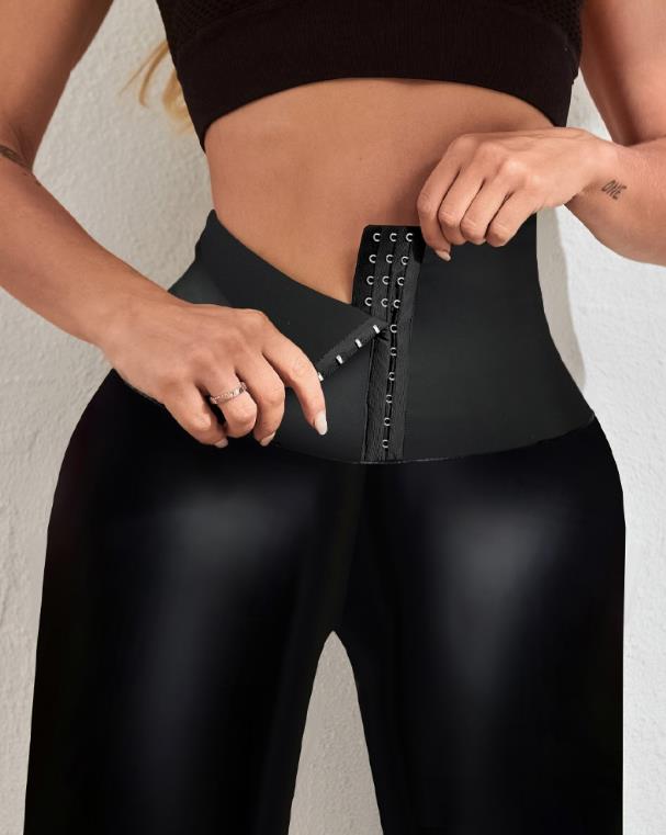 Cao Cấp Tập Điều Khiển Nâng Mông Tập Yoga Quần Skinny Ew Thời Trang Da Nữ Thanh Lịch Đơn Giản Quần Đáy