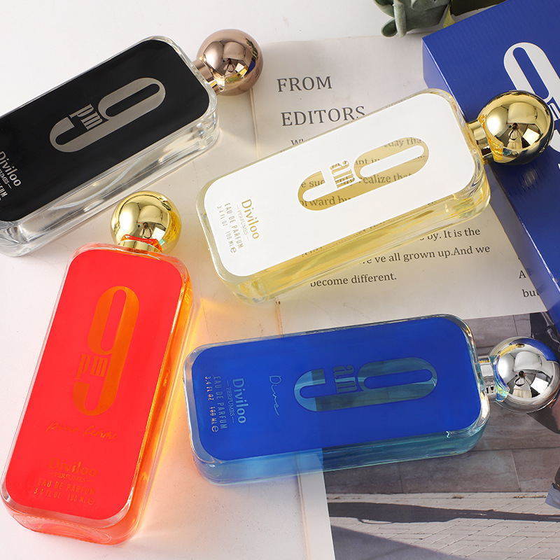 100 ml/3.4 oz 9 น. 9 AM Original Men น้ําหอมกลิ่นหอมกลิ่นหอมยาวนานผู้หญิง Parfum Homme Charming Charm ของขวัญ