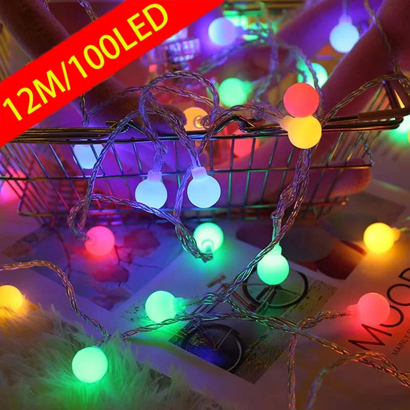 3 M/6 M/10 M/12 M ไฟ LED Fairy USB/แบตเตอรี่ Garland คริสต์มาส/ปีใหม่ Festoon ไฟ LED String สําหรับตกแต่งบ้าน