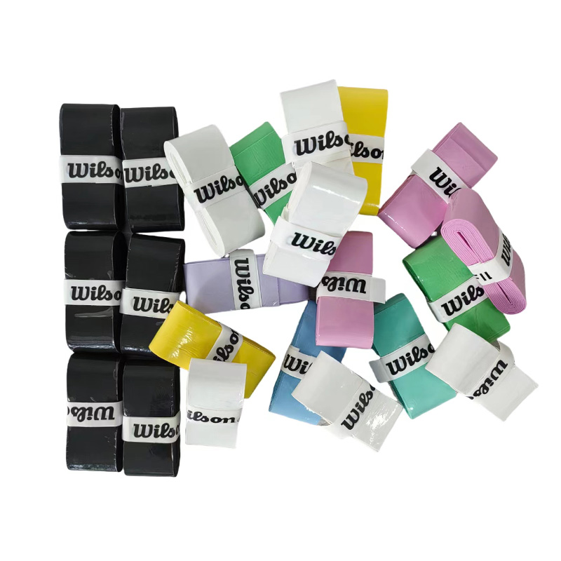 15 Pcs Original Wilson ไม้เทนนิส Overgrip ลื่นพาเดล Grips เทนนิส Racquet เทปดูดซับเหงื่อ Grip เทนนิสอุปกรณ์เสริม