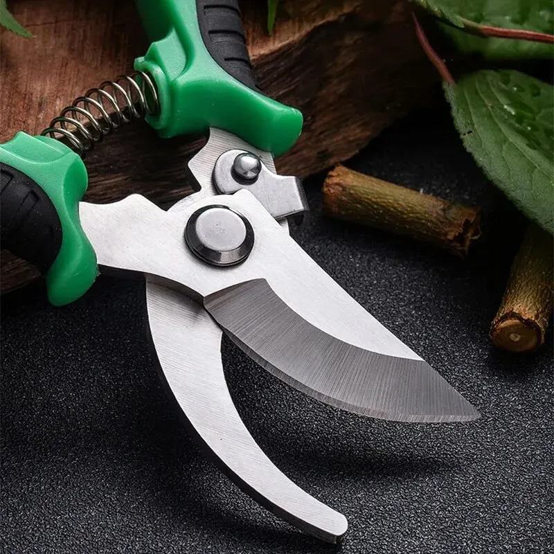 Tijeras de podar de jardín: podadora multifuncional con hoja de acero inoxidable para recortar, jardinería y más.