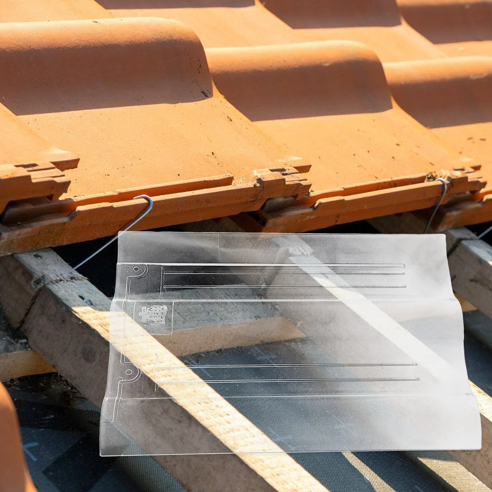 Transparent Waterproof Plastic Roof Tiles Clear Panels for Greenhouse Garden Patio Durable Replacement Roofing