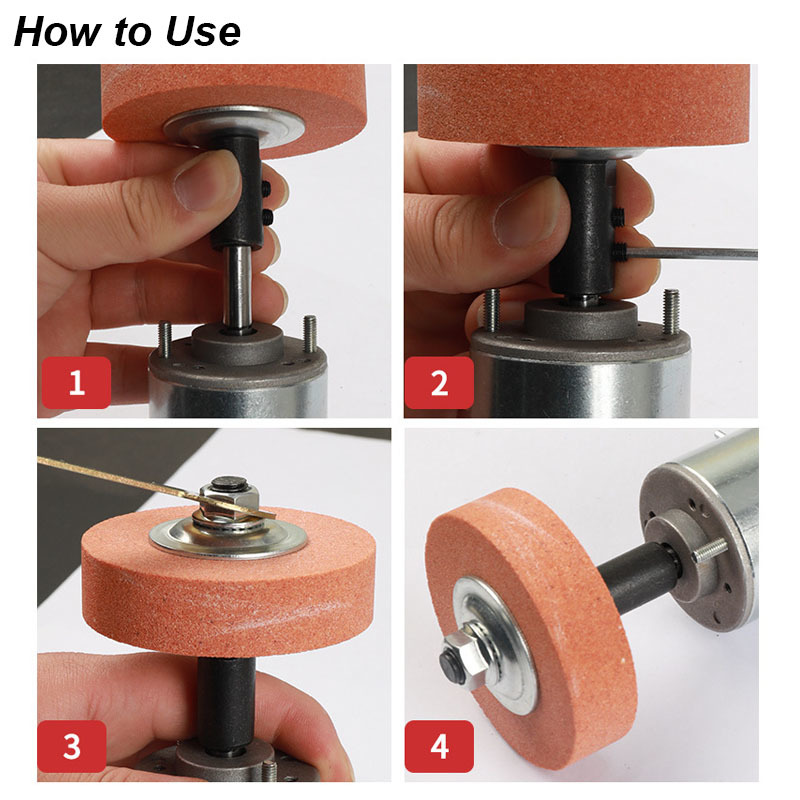 Motor Shaft Arbor Coupler Extender Sleeve, Spindle Couple Chuck Adapter, Converter Bench Grinder, Haste de extensão, Buff Wheel Rotary