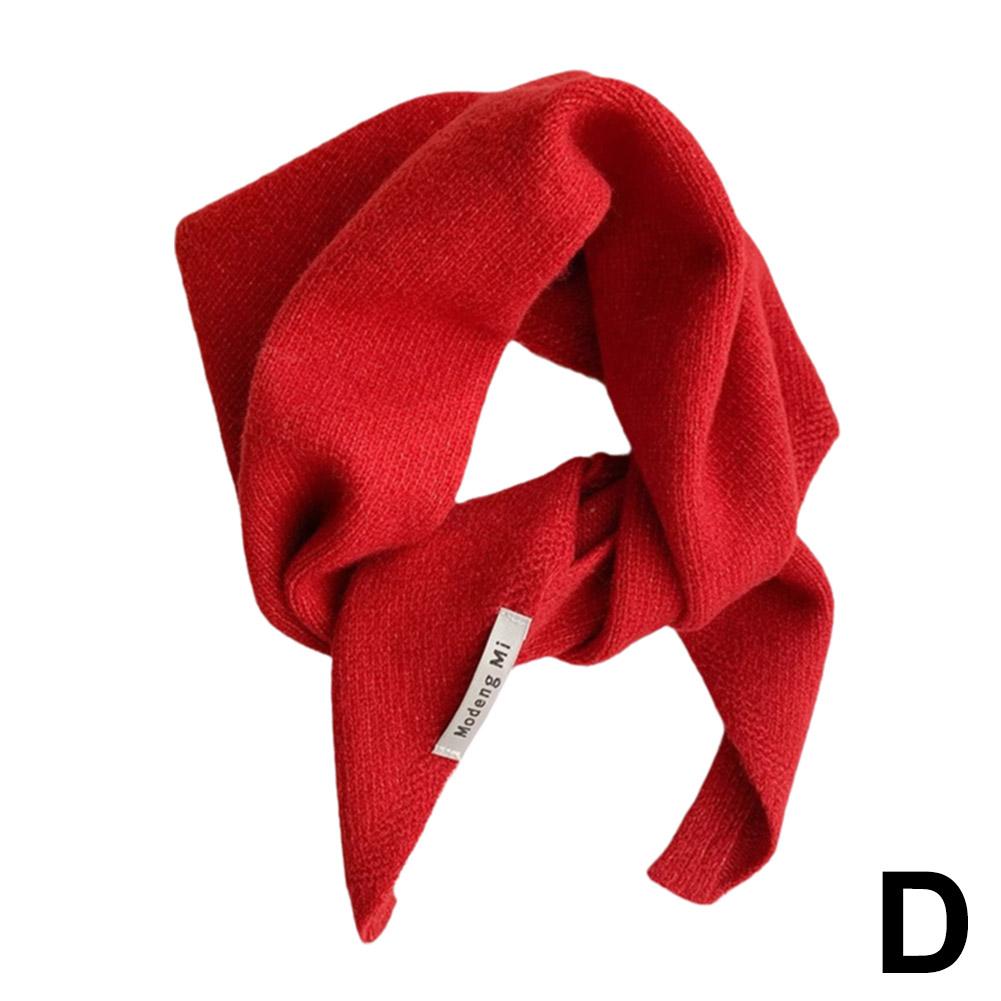 Britischen Koreanischen Stil Wolle Gestrickte Dreieckige Schal Kopftuch Multi-funktionale Schal Schal Warme Warme Dreieck Kaschmir Schal T3W5