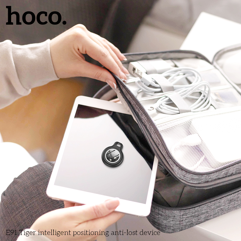 HOCO E91 Smart Airtag GPS Positionierung Haustier Anti-Verlust-Gerät mit Hülle Für iPhone Find My Keychain Kids Tracker Finder Locator