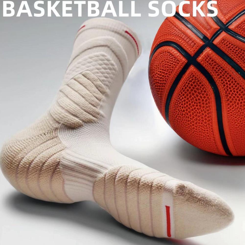 Calcetines de compresión transpirables para hombre, medias elásticas de tubo, para baloncesto, ciclismo, A3W3