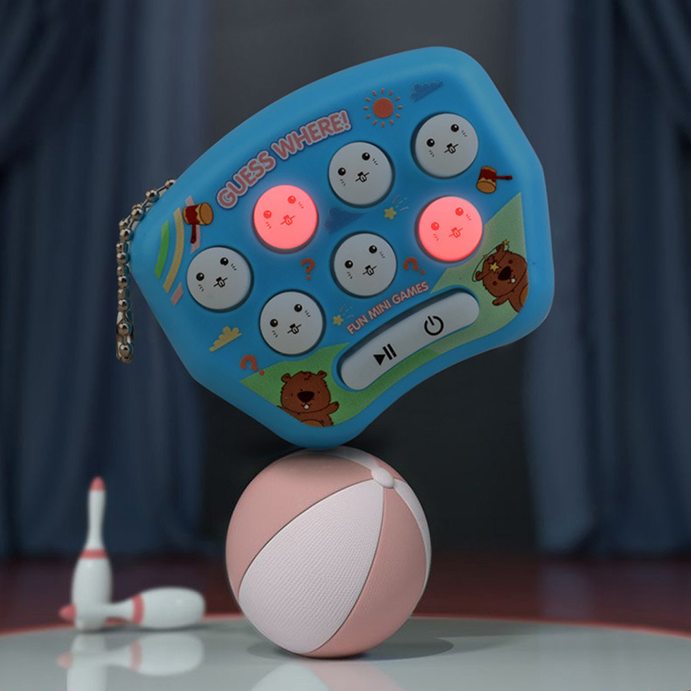 Mini Draagbare Handheld Interactieve Geheugenspelconsole Voor Kinderen Stressverlichting En Puzzel Cartoon Verlicht Speelgoed