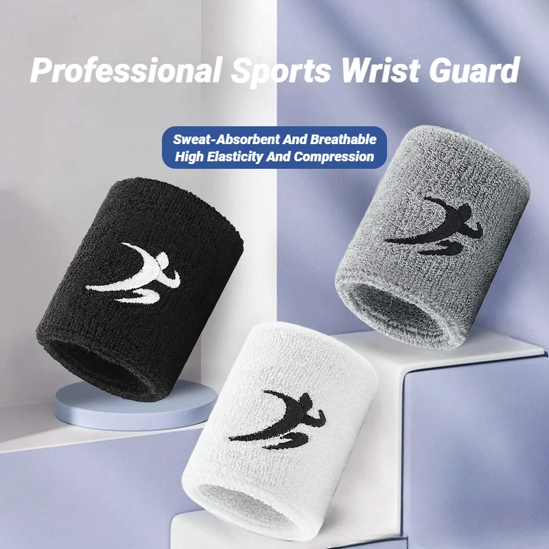 Braccialetti sportivi alla moda per uomini e donne che corrono basket fitness tennis asciugamani da badminton traspiranti che assorbono il sudore