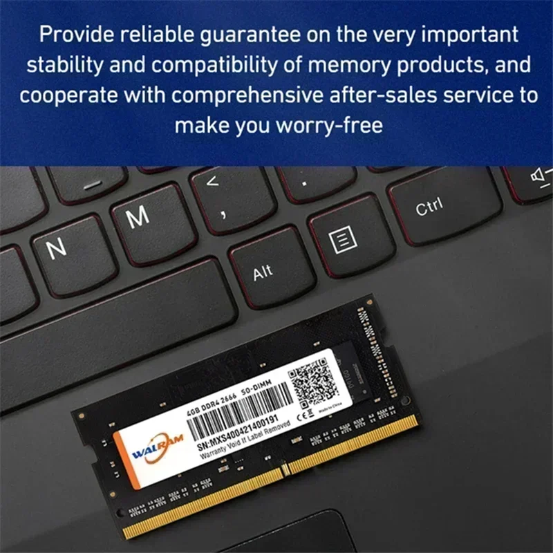 WALRAM Memoria Ram DDR3 DDR3L 8GB 4GB Ram DDR4 16GB 3200MHz 2666MHz 2400MHz 1600MHz Sodimm Interner Speicher für Laptop Notebook