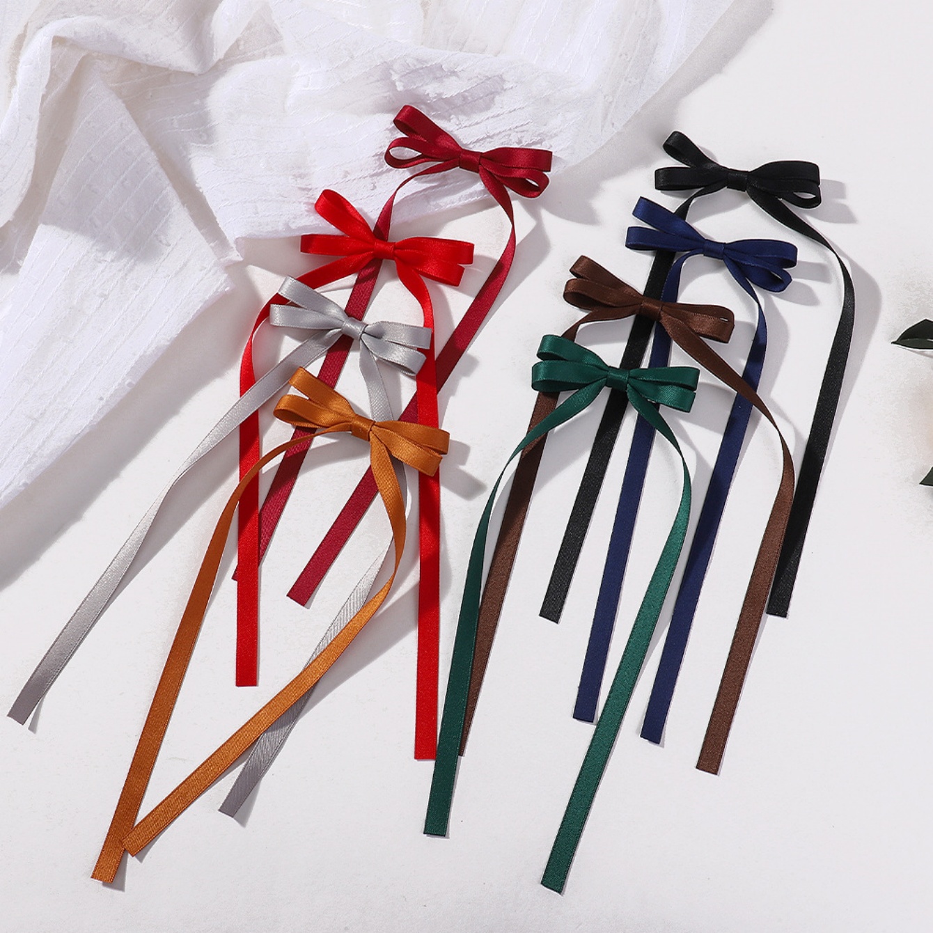 Nieuwe Leuke Strik Hoofdband Lange Kwast Haar Clip vrouwen Haaraccessoires Meisjes Party Hoofddeksels Side Clips Groothandel