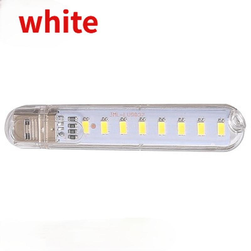 1 Pcs 8 LED Mini Portable USB Lamp DC 5V Camping USB Lighting for PC Laptop Mobile Power Bank Gadget
