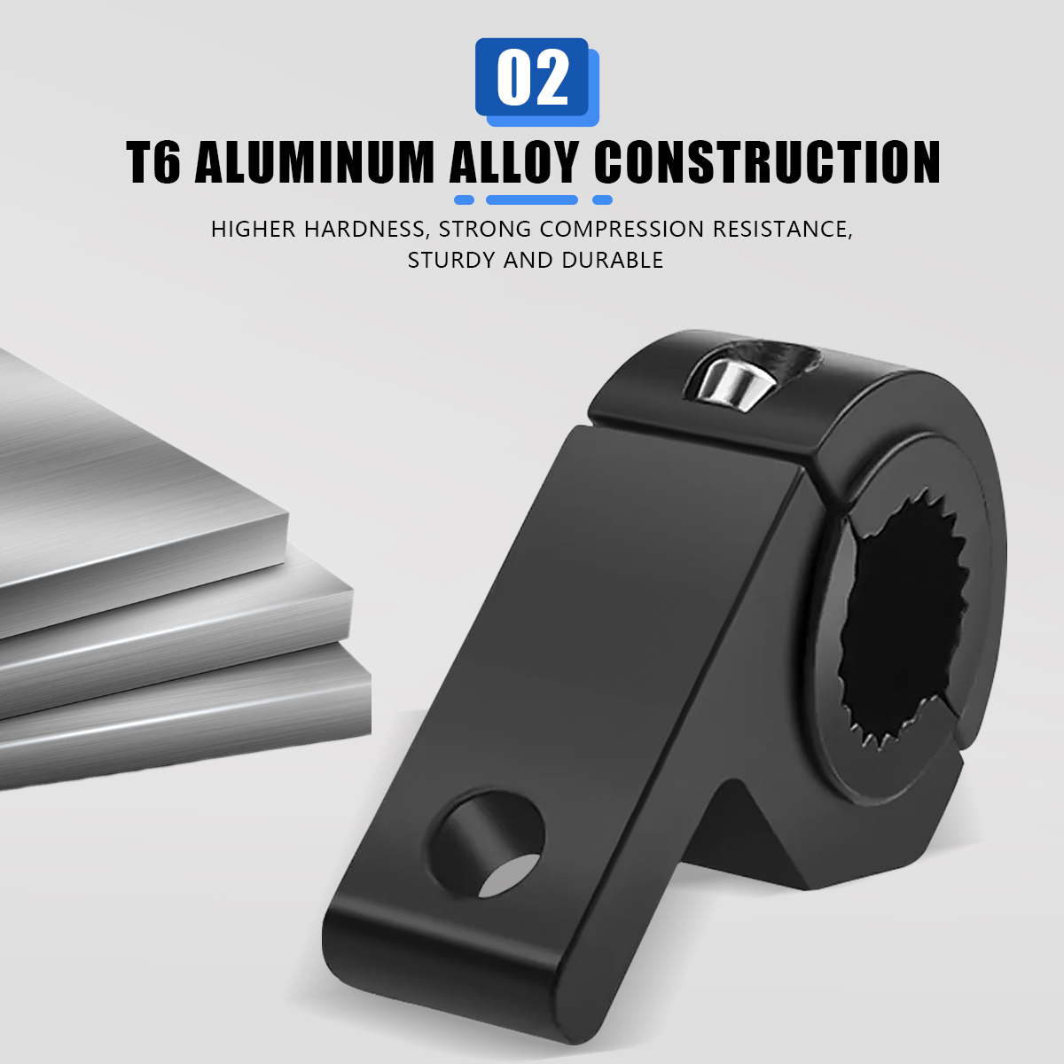 オートバイ LED ヘッドライトクランプブラケットチューブクランプマウントキットオートバイのスポットライトまたはフォグライトマウントバイクアクセサリー