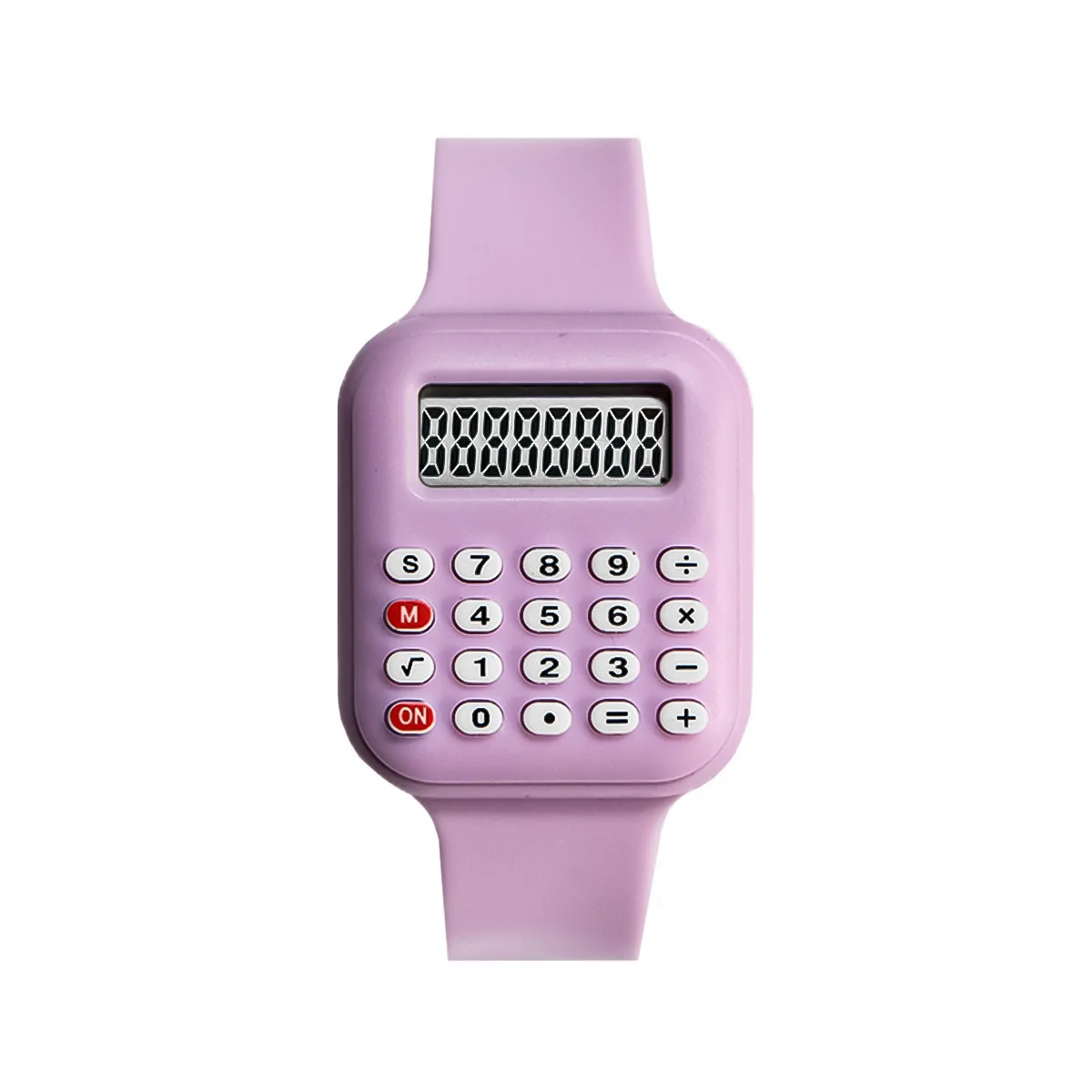 2025 nova pulseira de borracha crianças relógio com calculadora relógios para meninas estudante mostrar tempo e data relógio digital crianças