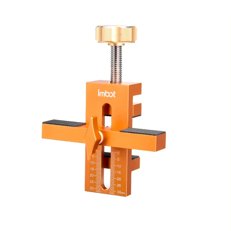 Aluminum Cabinet Closet Door Quick Positioning Tool Woodworking Cabinet Door Installation Jig Adjustable Clamping Range 7-40mm