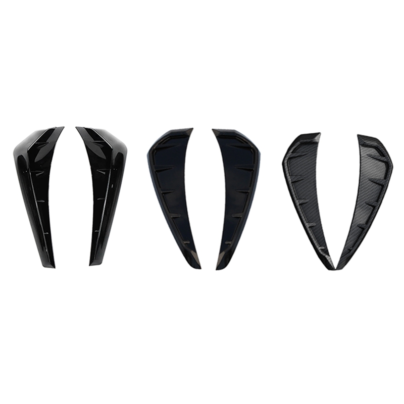 カーボンファイバーフロントフェンダーベント,エアウィングカバー,ホンダシビック10th 2016-2019のトリム,カーアクセサリー部品