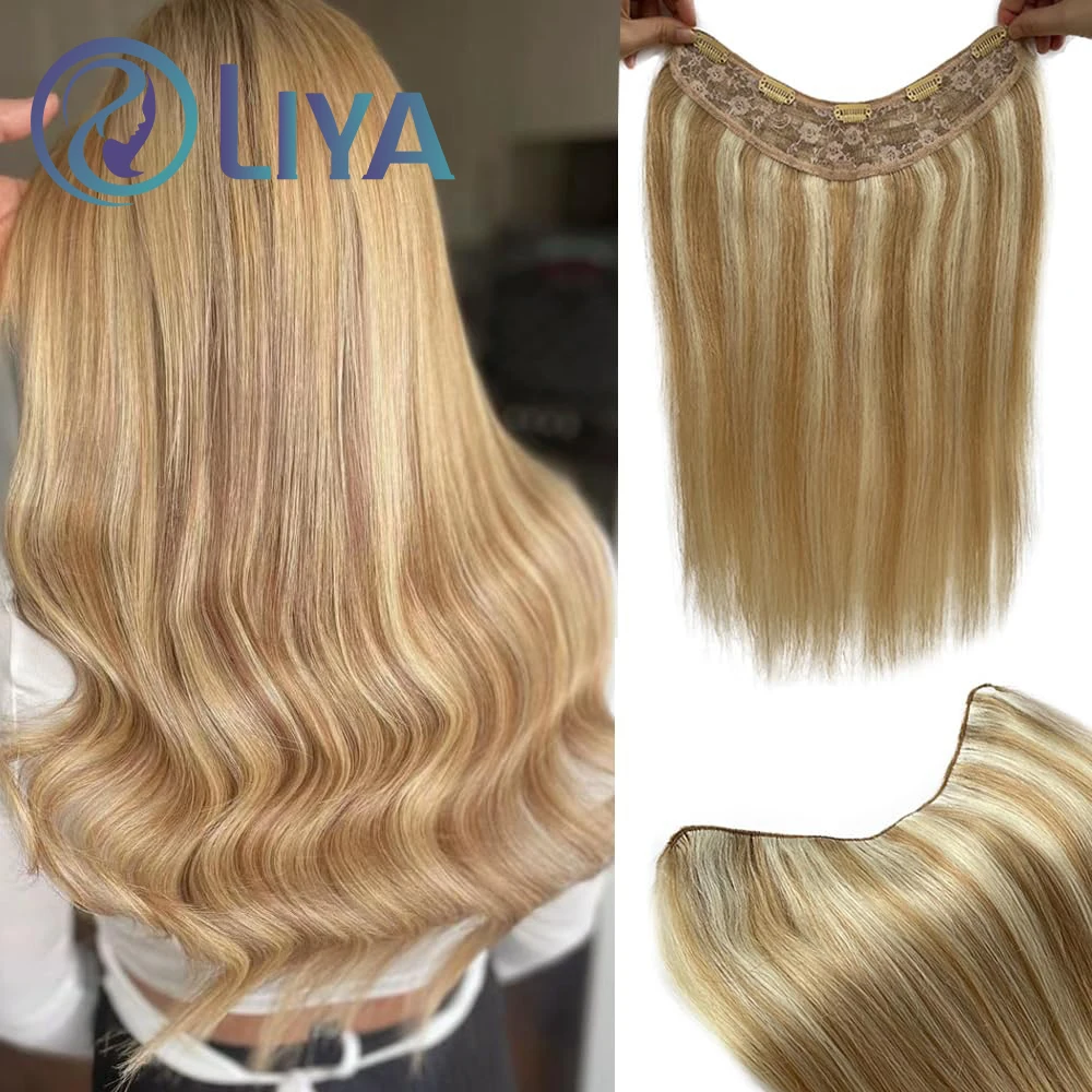 Destaque # 8/613 clipe reto em extensões de cabelo 100% cabelo humano uma peça 5 clipes em extensões de cabelo humano 100 g/set cabeça cheia