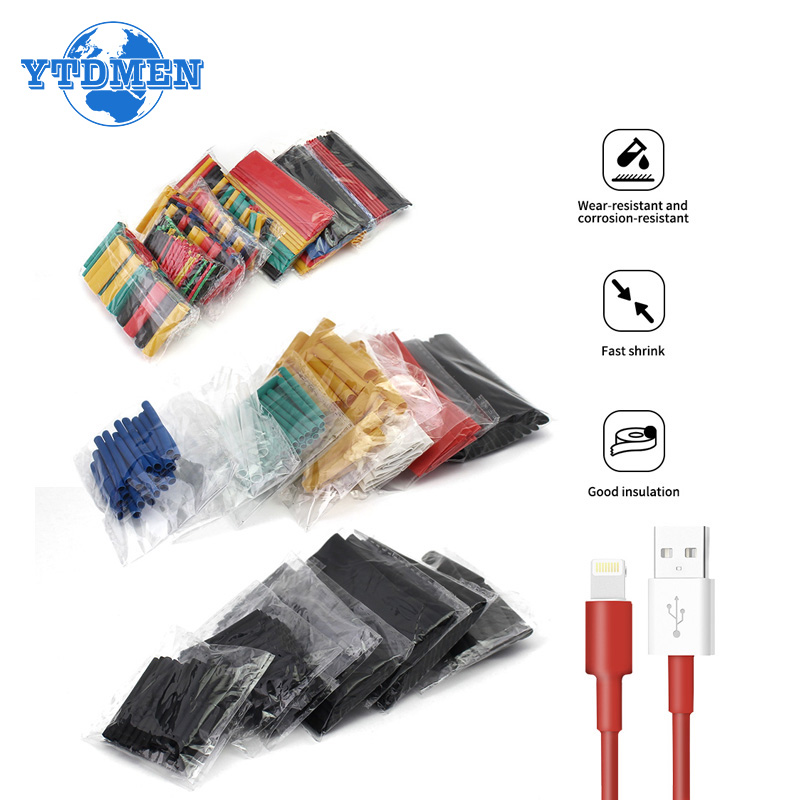 127 stücke 150 stücke 164 stücke Schrumpf schläuche Thermo tractile Rohr Schrumpf schlauch für Drähte Isolation kabel DIY elektronische Kit