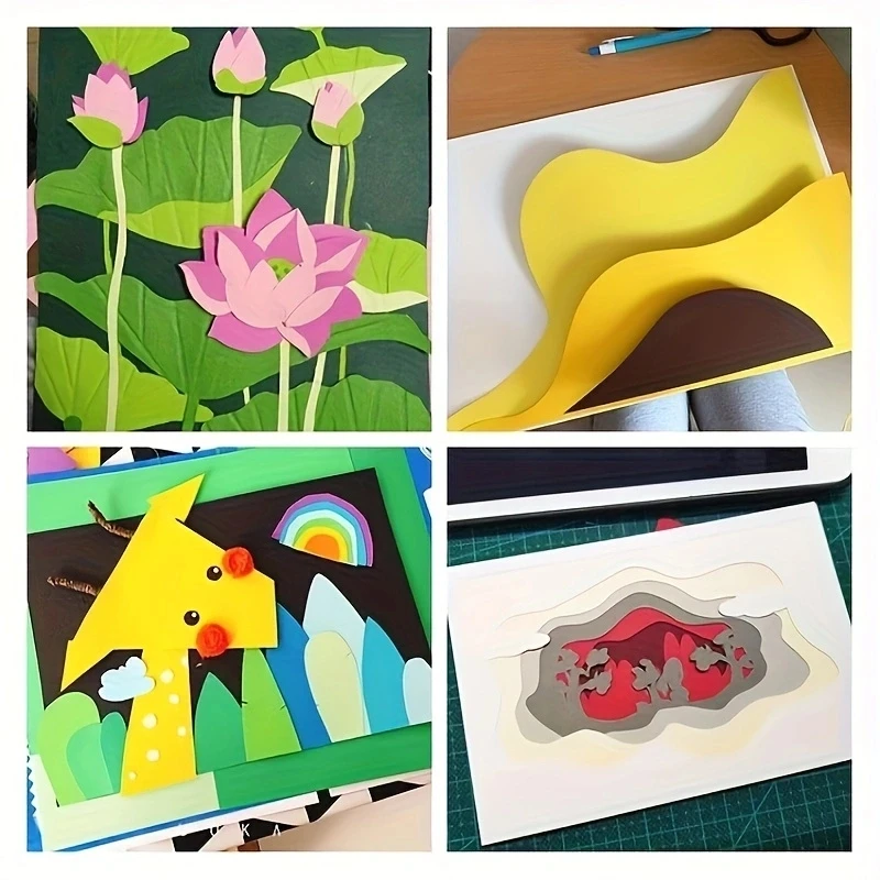 A4 Cardstock 30sheets Colored Cardstock 30Colors, 230 gsm Card Stock Colorful Paper for Card Making, Scrapbook & DIY Crafts