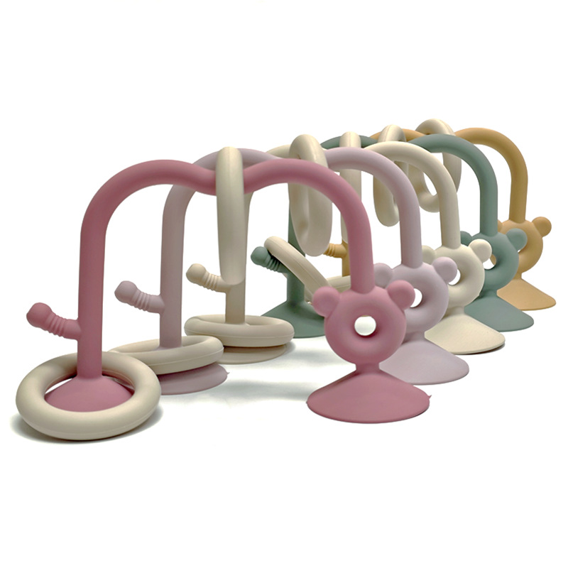 Bébé sensoriel dentition mâcher chaise haute jouets d'aspiration pour les tout-petits de 6 12 18 mois Montessori éducatif bébé bain jouet cadeaux