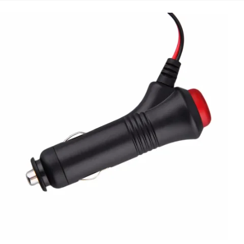 Divisor de enchufe para encendedor de cigarrillos de coche, adaptador de corriente con controles de interruptor LED, 12V, 24V, 4A