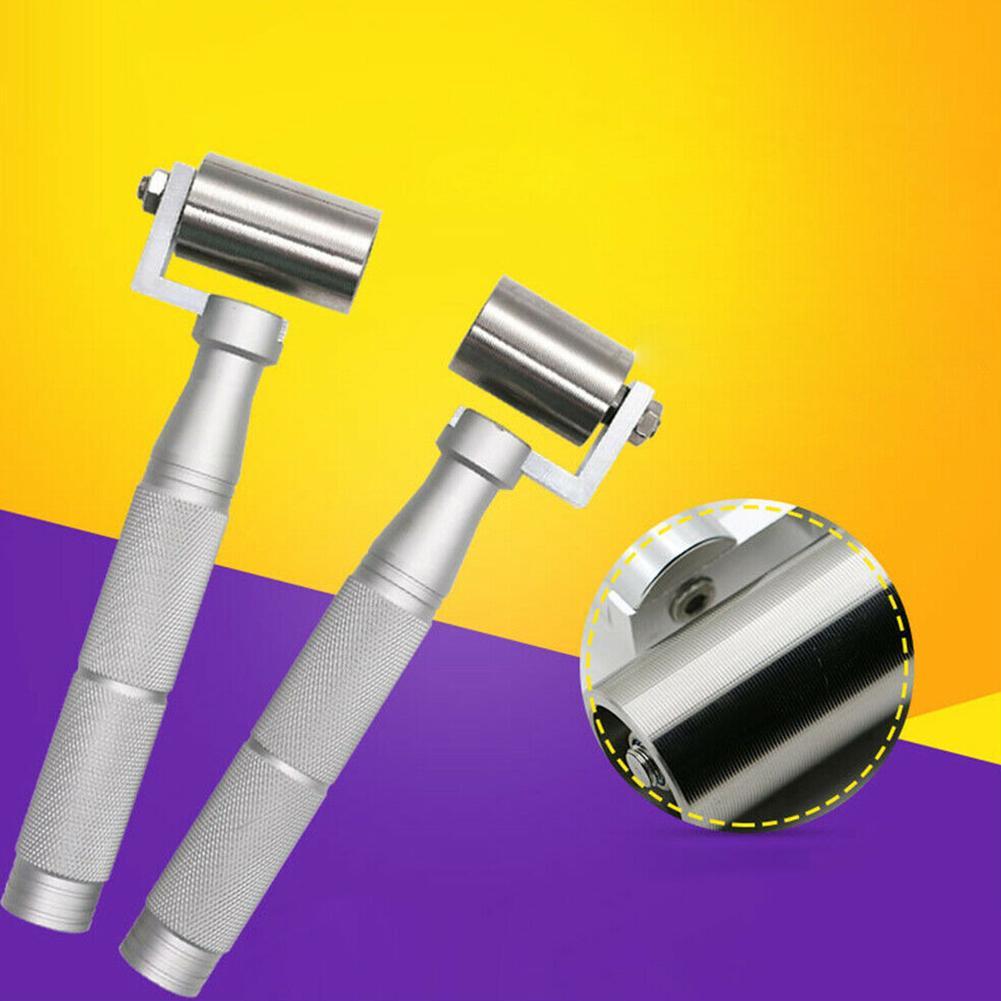 SUN 34/40 мм стальной плоский прижимной валик для зазоров обоев DIY обои инструмент для прокатки швов краска пластина ролики для ручного колеса C7 X3Y6