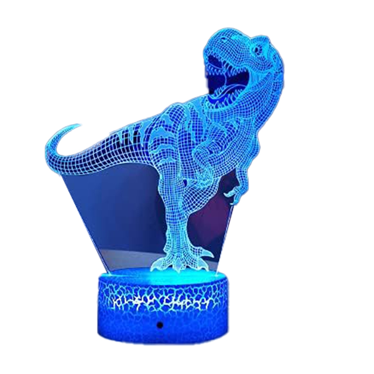 A72P 3D Dinosaur Night Light LED Dinosaur Light Domineering USB Desktop Night Light Colorful USB Gift Light