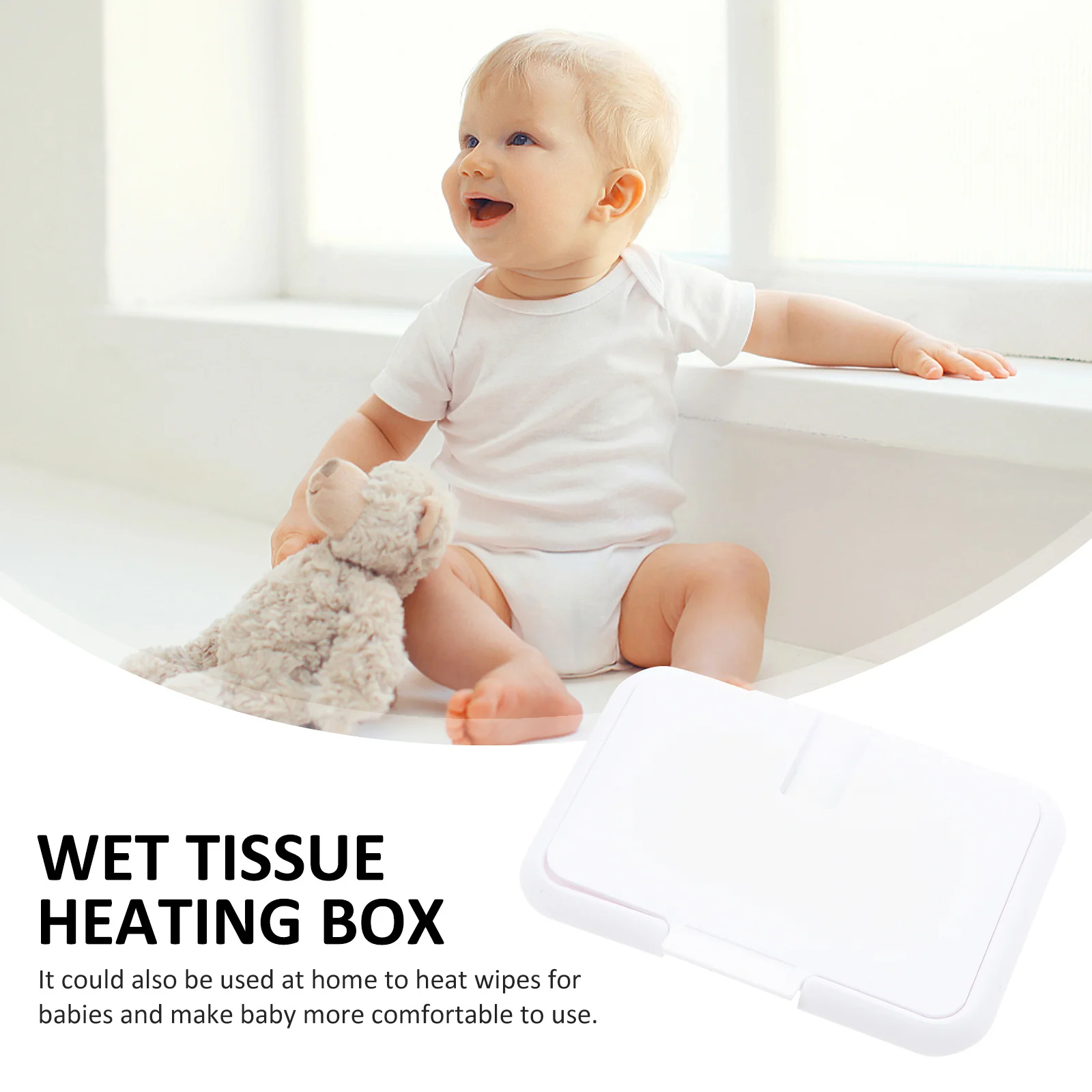 1Pcs Baby Wischen Wärmer Tragbare Nass Tissue Heizung Box für Auto Home Reise Konstante Temperatur Heizung Komfortable Windel Ändern
