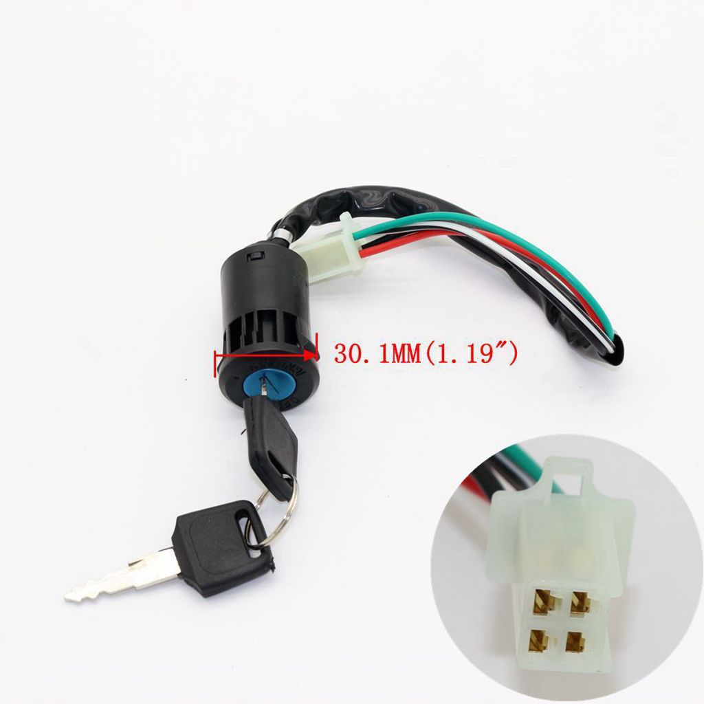 Universal Motorcycle Ignition Switch Waterproof Electric Door Lock Electric Start Atv Key for Honda Yamaha Kawasaki Suzuki KTM