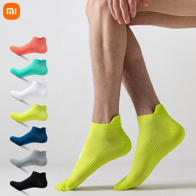 Xiaomi 5 Đôi Chuyên Nghiệp Mỏng Chống Trơn Trượt Thoáng Khí Không Mồ Hôi Thể Thao Marathon Bóng Rổ Chạy Tất Thể Thao Nam Nữ