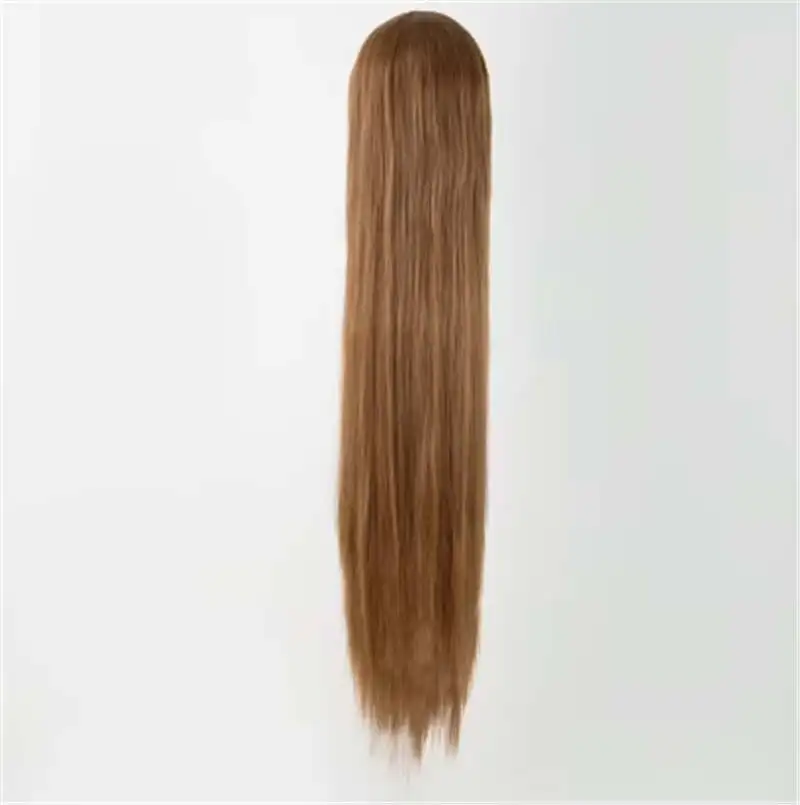 Fei-แสดงวิกผมสีดํา 100 ซม./40 นิ้วเส้นใยสังเคราะห์ทนความร้อนยาวฮาโลวีนCarnivalเครื่องแต่งกายCos-Playตรงผม