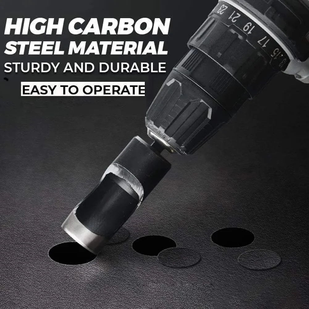 Wood Plug Cutter Drill Bit Set Straight Hole Saw Opener Router Boring Tool Tenon Deep Cork Knife Hex Shank Carpentry Woodworking