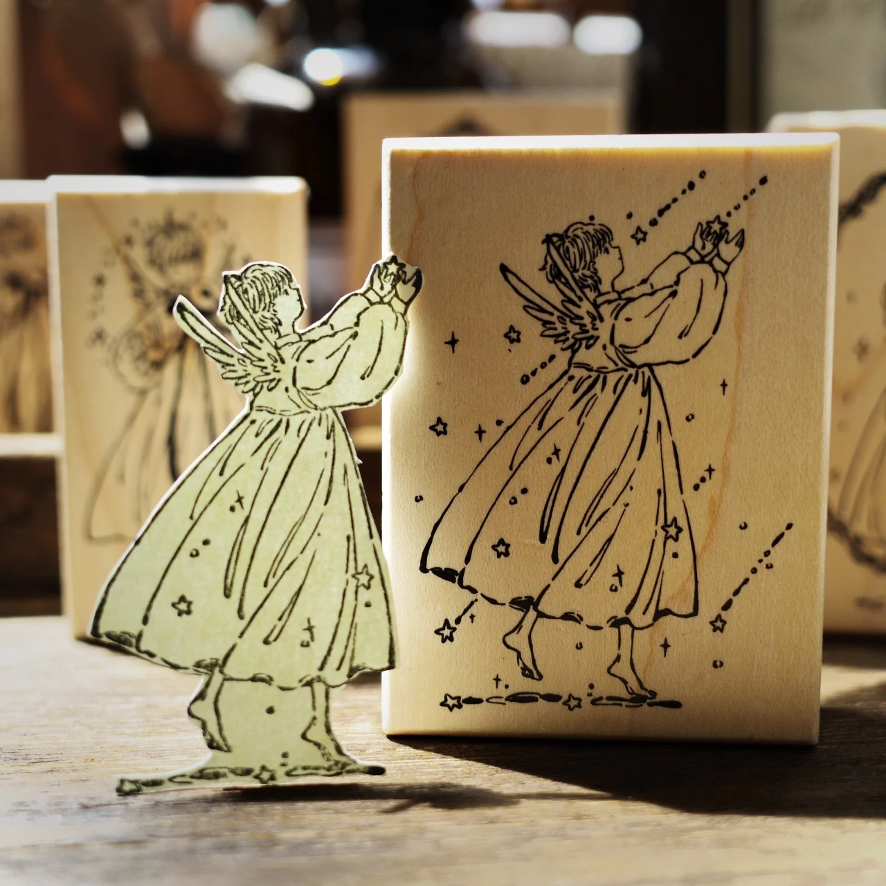 Journal STAMP [Angel Series] Ahornroter Gummi