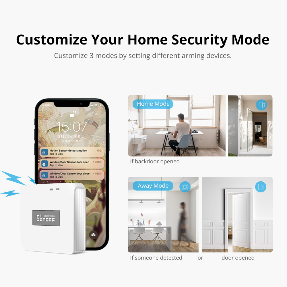 SONOFF ZB Bridge-P Zigbee Bridge Pro Smart Gateway Zigbee 3,0 multimodo compatible con 128 dispositivos Control remoto Alexa Google Home