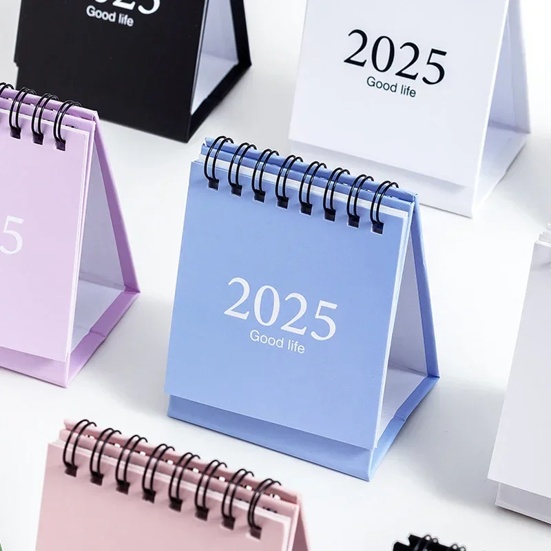 2025 ปฏิทินตั้งโต๊ะ 365 วันประจําปีน่ารัก COIL ปฏิทินหนังสือตารางรายปี Organizer To Do List Home อุปกรณ์สํานักงาน