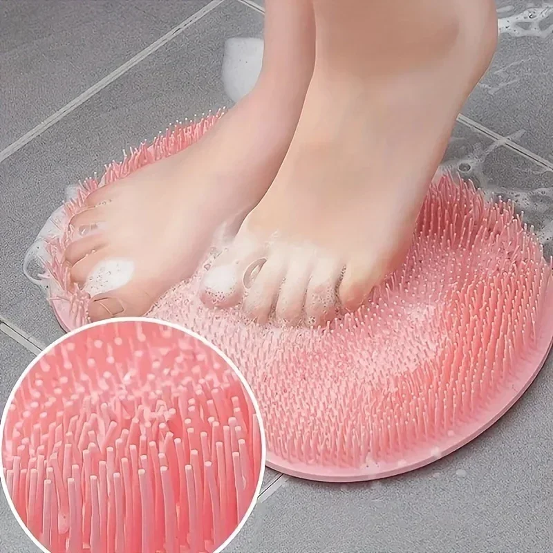 1 Stück Lazy Back Rub Artefakt Wandreiben Schlamm Badebürste Reiben Artefakt Rücken Dont Ask for Help Badetuch Schmerzlos Reiben Fußpolster