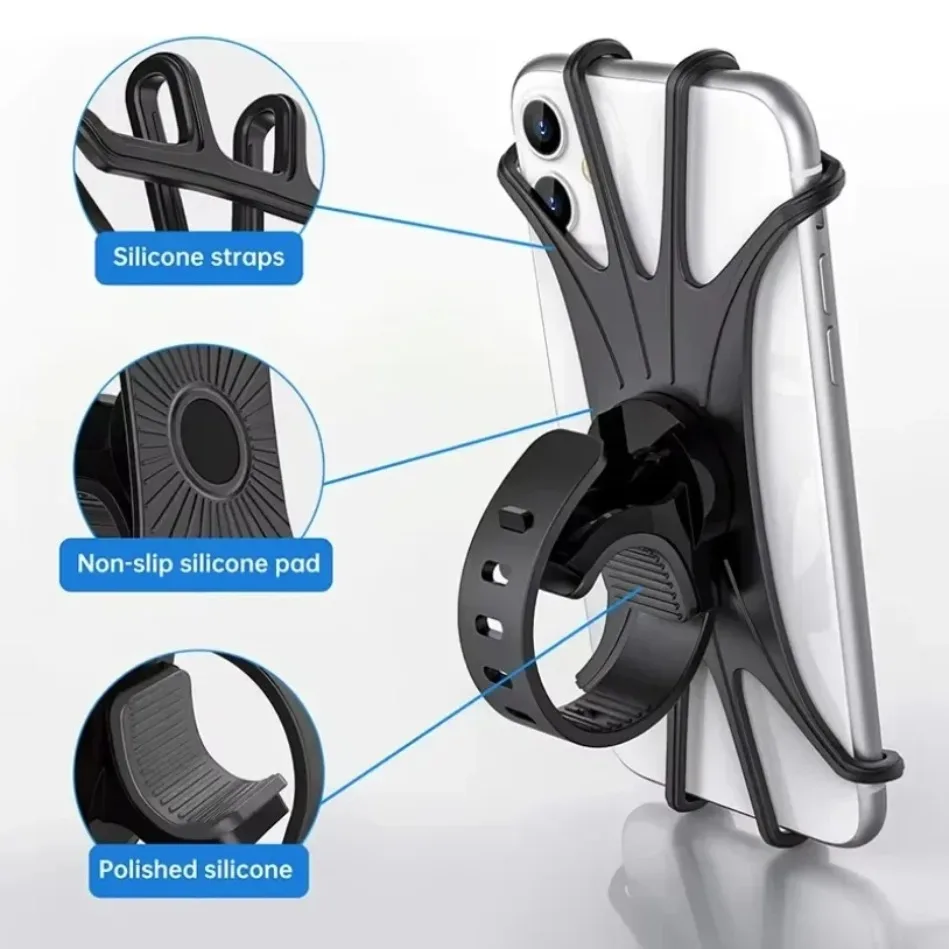 자전거 전화 홀더 자전거 모바일 핸드폰 홀더 오토바이 스탠드 Suporte Celular For iPhone Samsung Xiaomi Gsm Houder Fiets