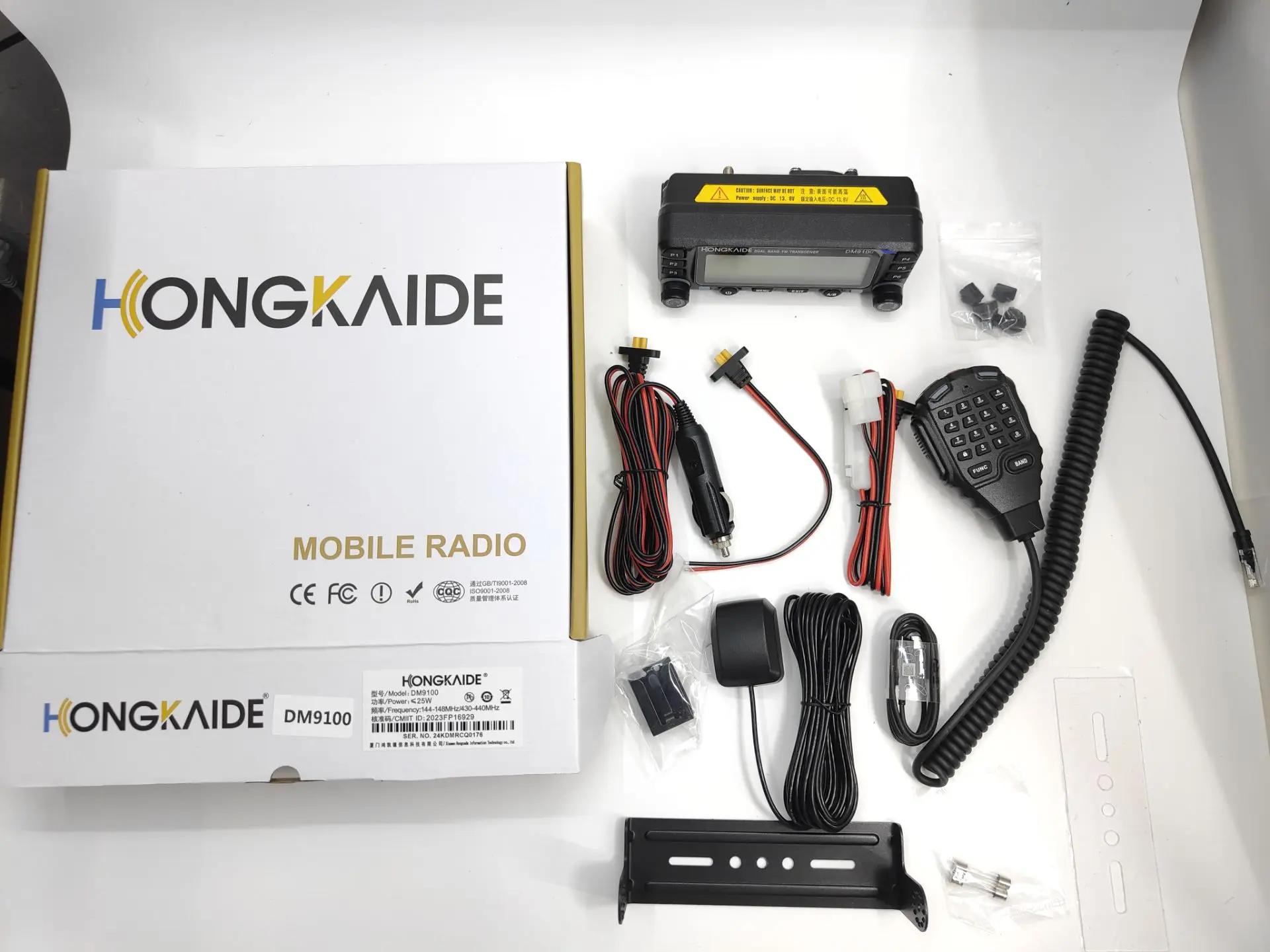 ZASTONE DM9100 25W 4FSK/FM VHF/UHF Wide-band Reception Dual Time Slots Dual Standby Dual Display Digital + Analog Mode GPS APRS