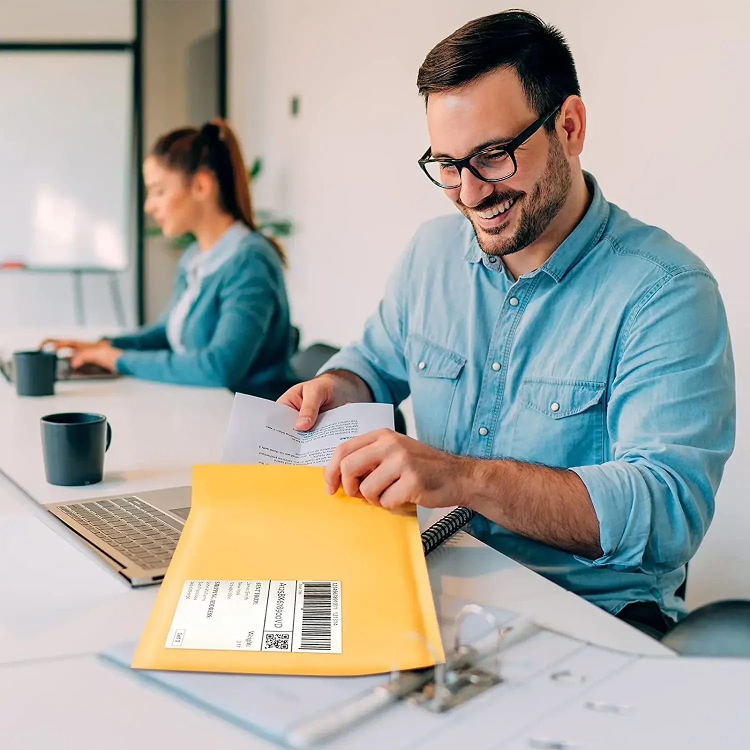 100pcs Shipping Bags for Packaging Kraft Paper Self Seal Bubble Envelope Packing Bag Small Business Supplies Mailer Mailing