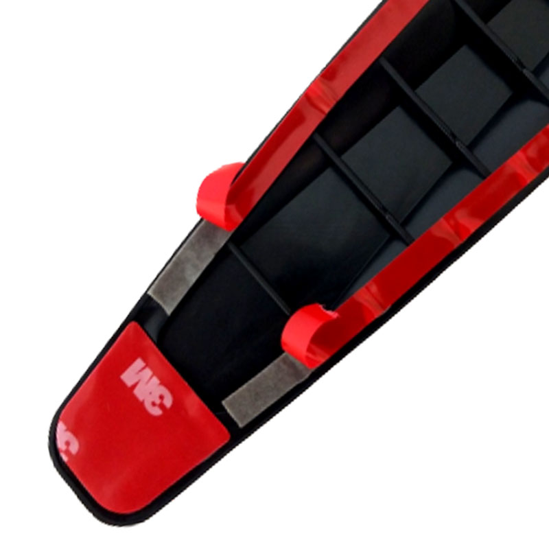 ユニバーサルフロントおよびリアバンパーコーナープロテクター,車の衝突防止保護,装飾ストリップ,カーアクセサリー,2個,4個