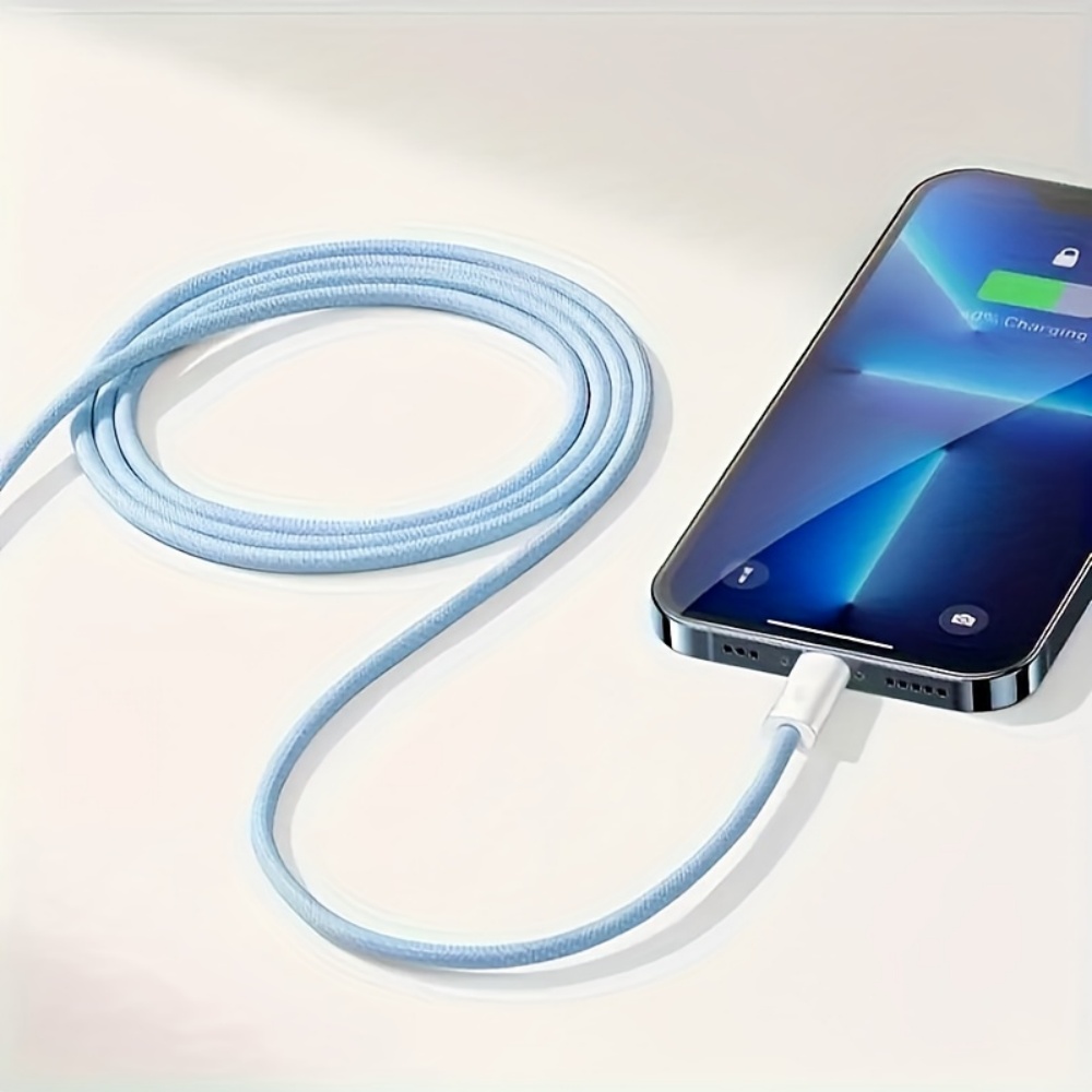 PD 60W C a C tipo C Cable cargador de carga rápida Cable USB C Cable de teléfono de carga rápida para iPhone 16 15 iPad Samsung Xiaomi