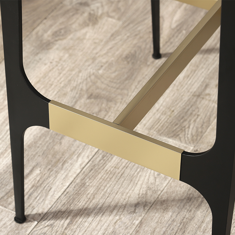Taburete de Bar comercial de lujo, respaldo de silla, taburete de Bar alto nórdico de diseño chino, mostrador de desayuno, Banqueta resistente, muebles de alta gama