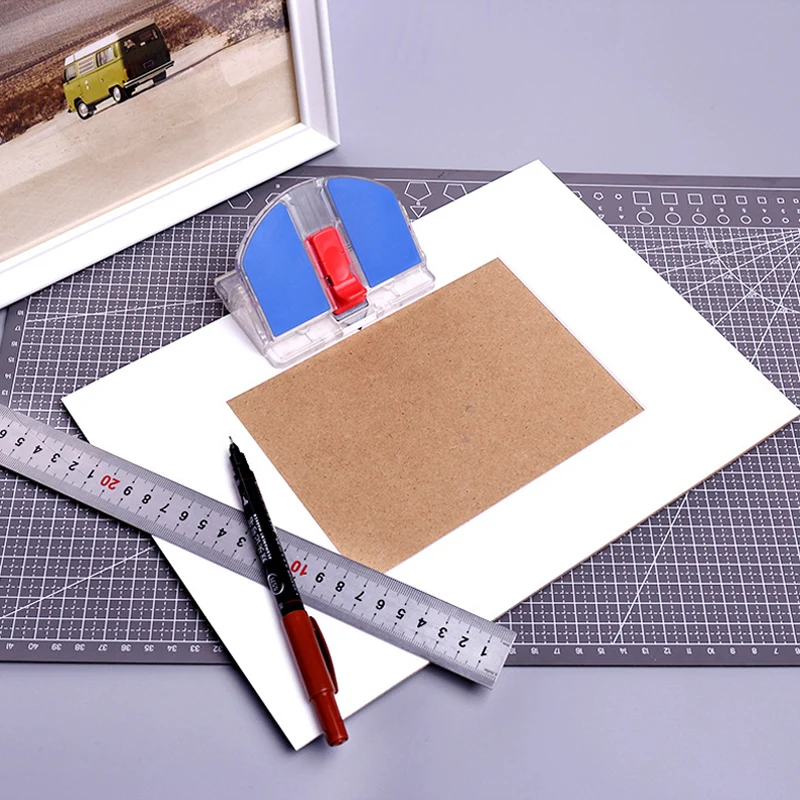 베벨 커터 90 ° 평면 커터 DIY 포토 프레임 커터 45 ° 베벨 절단 모델 건물 제작 도구 패널 절단 용품