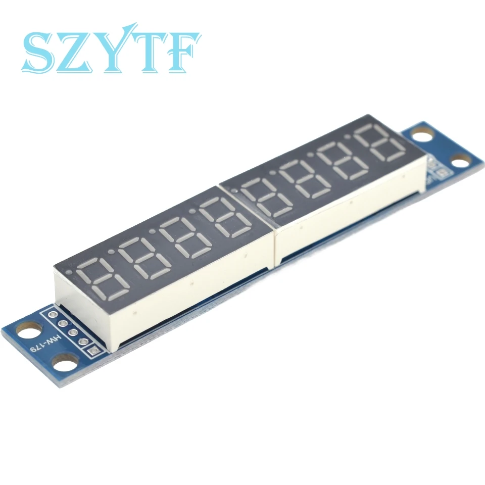 Módulo de exibição digital de 8 bits MAX7219 Display LED suporta controle de porta serial 3 IO de 8 bits em cascata